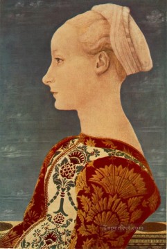 Retrato de una mujer joven Renacimiento Domenico Veneziano Pinturas al óleo